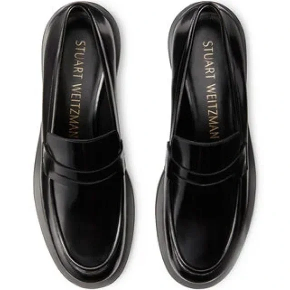 Stuart Weitzman Black Loafers - Picture 2 of 7